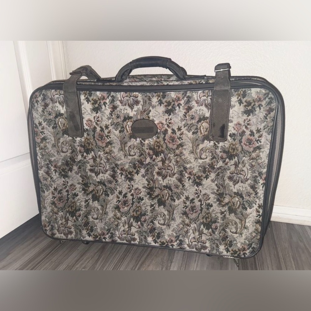 Vintage Floral Suitcase | $65